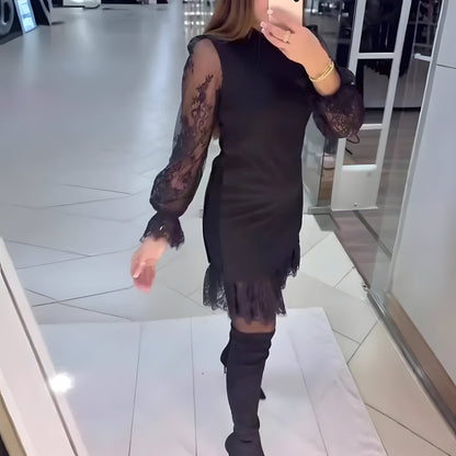 Elva™ | Robe Mini Élégante Dentelle