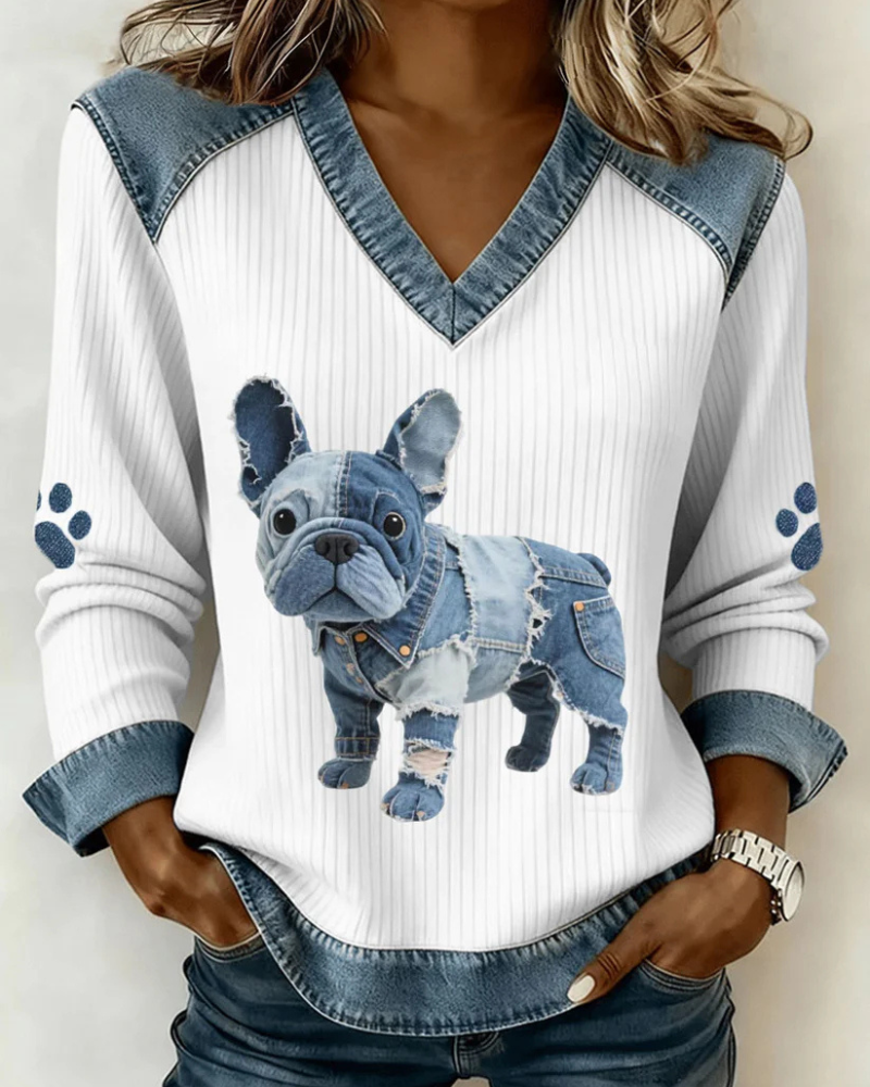 Dax™ | Pull Confortable Avec Imprimé Patchwork D’Animaux