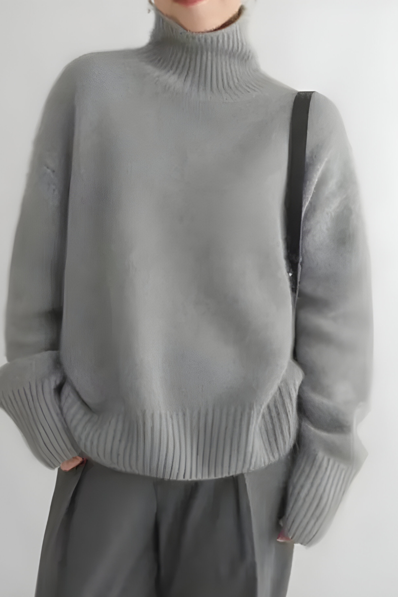 Elyn™ | Pull Col Roulé Tricoté Douillet