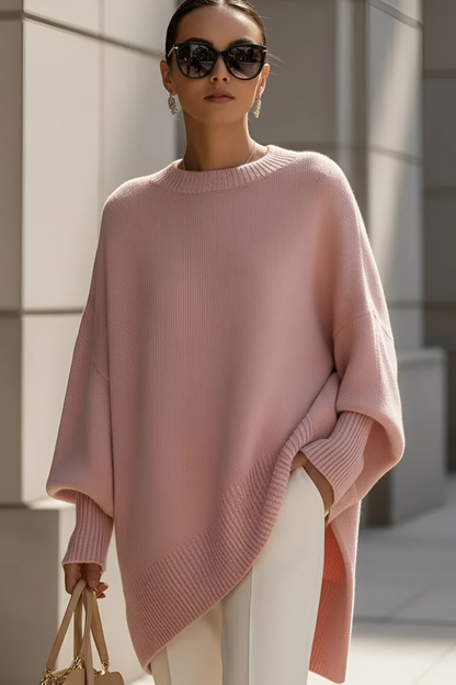 Nari™ | Pull Tricoté Oversize Élégant