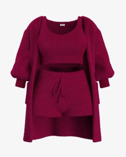 Lucia’s™ | Ensemble Pyjama 3 Pièces Confortable