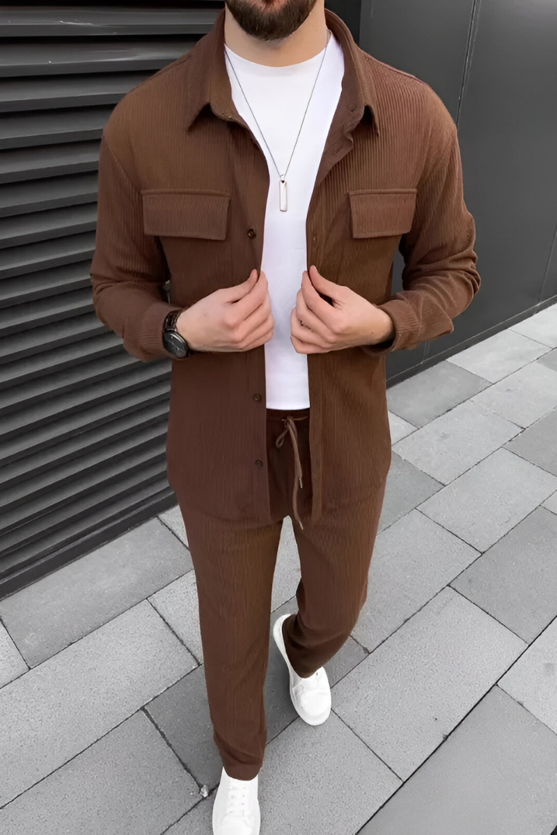 Nilo™ | Ensemble Décontracté Côtelé