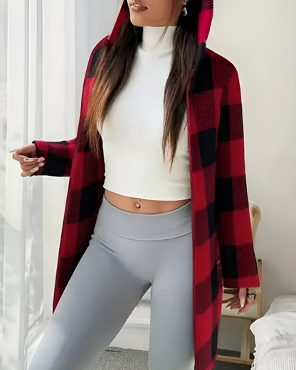 Zari™ | Manteau Moderne Chaud à Capuche