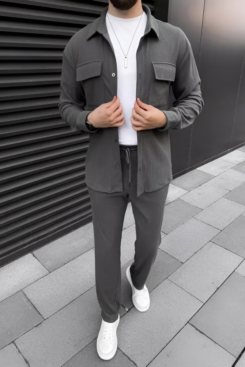 Nilo™ | Ensemble Décontracté Côtelé