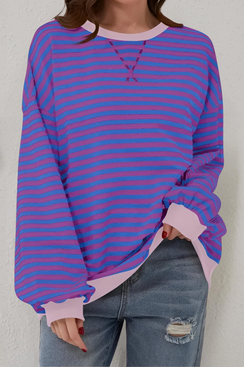 Mae™ | Sweatshirt rayé