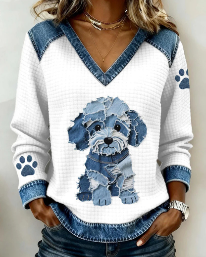 Dax™ | Pull Confortable Avec Imprimé Patchwork D’Animaux