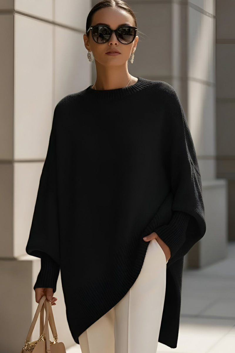 Nari™ | Pull Tricoté Oversize Élégant