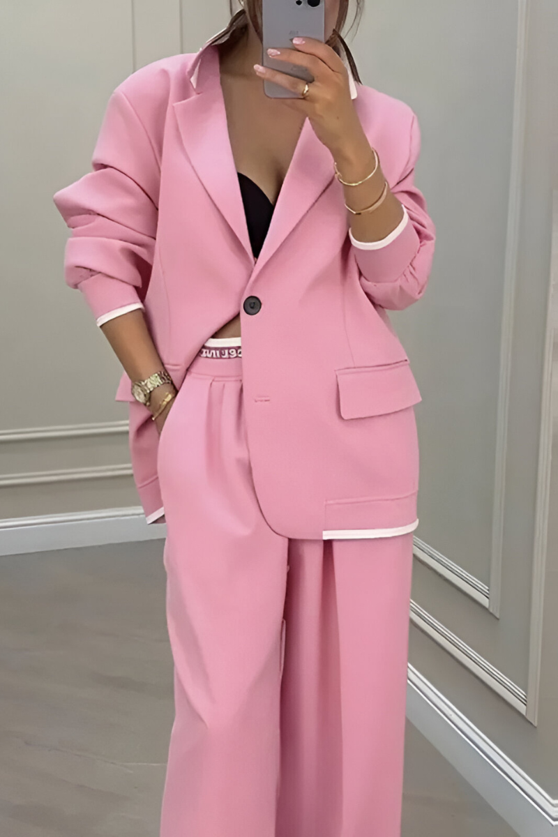 Esra™ | Ensemble blazer décontracté et élégant