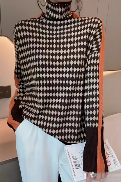 Nila™ | Pull tendance à col montant et coupe décontractée