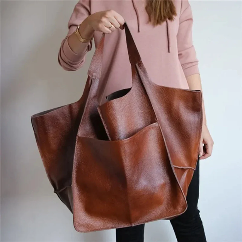 L'Élégance Intemporelle de Laura | Sac Vintage en Cuir Vegan