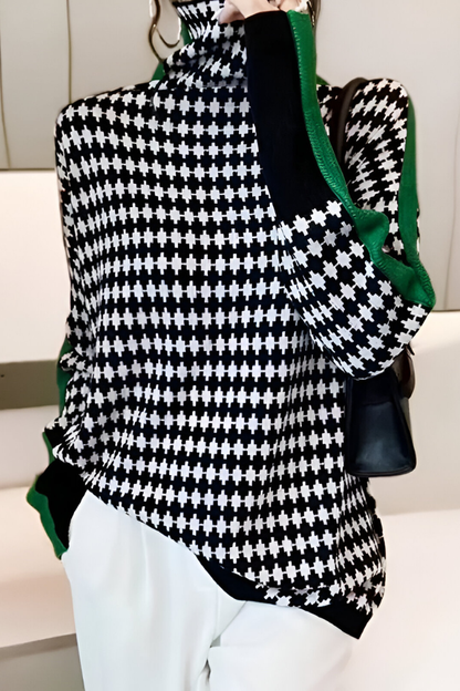 Nila™ | Pull tendance à col montant et coupe décontractée