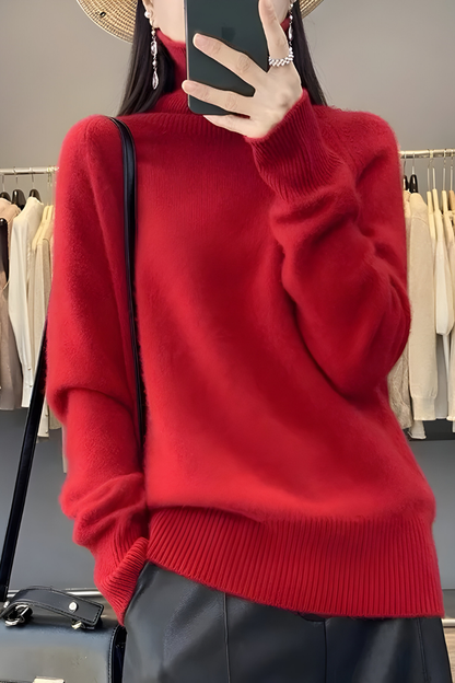 Elyn™ | Pull Col Roulé Tricoté Douillet