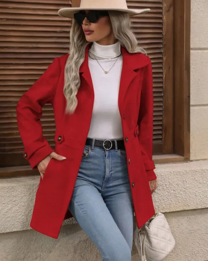 Elena | Manteau Élégant Cintré