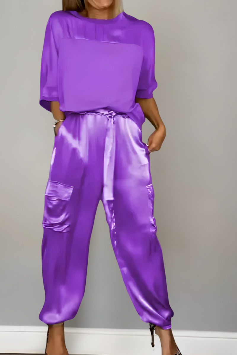 Enya™ | Ensemble Coordonné Élégant et Soyeux