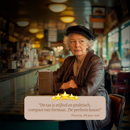 Le Compact Chique de Nicole | Sac à Main en Cuir Vegan