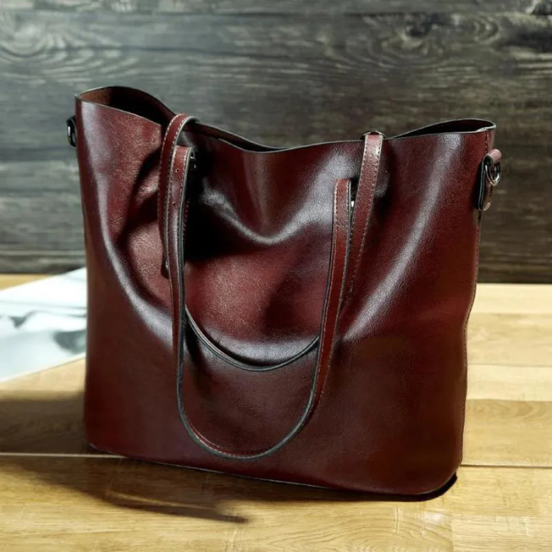 Le Favori de Nicole | Sac à Bandoulière Vintage en Cuir Vegan