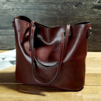 Le Favori de Nicole | Sac à Bandoulière Vintage en Cuir Vegan