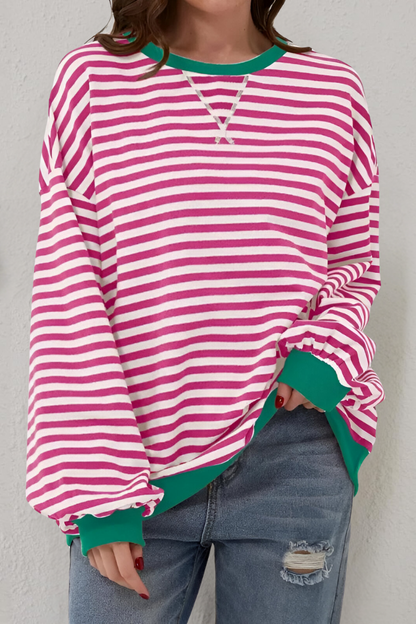 Mae™ | Sweatshirt rayé