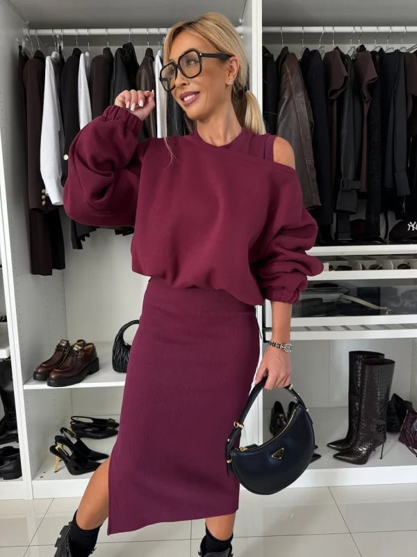 Maren™ | Ensemble élégant en tricot deux pièces