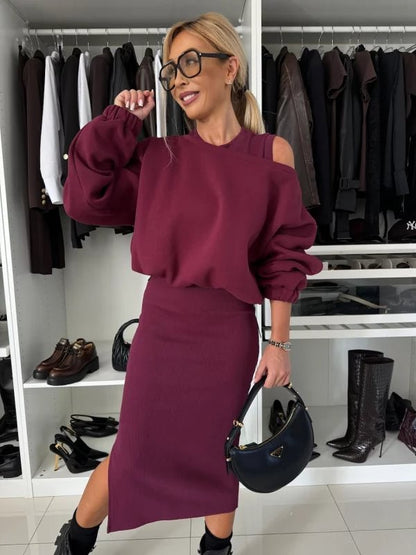 Maren™ | Ensemble élégant en tricot deux pièces