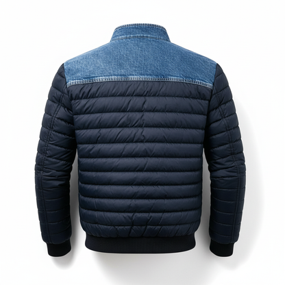 Jori™ | Veste Matelassée en Denim Élégante