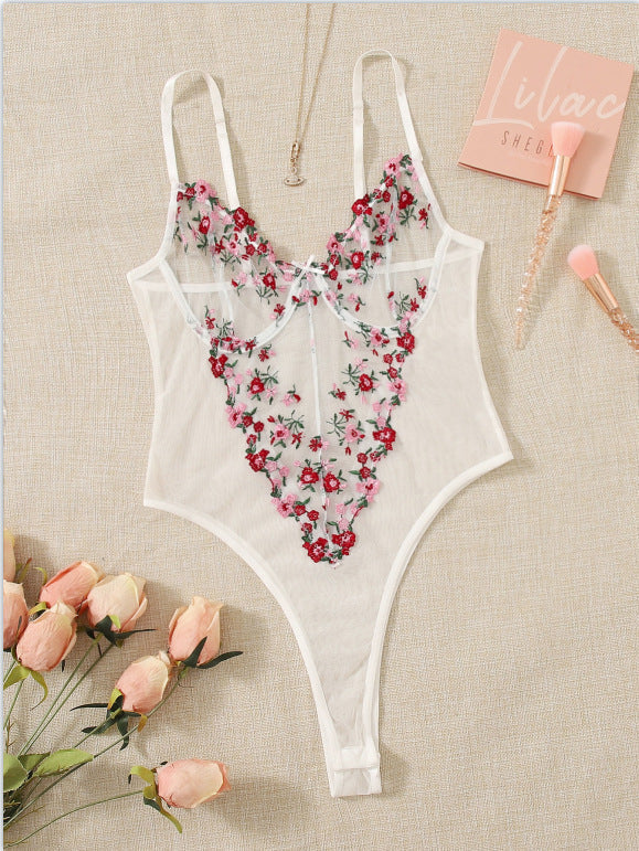 Julie™ | Corps avec des papillons brodés