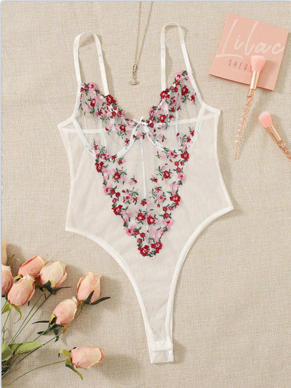 Julie™ | Corps avec des papillons brodés