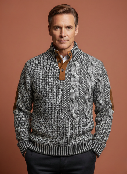 Otis™ | Pull Tricoté Texturé Stylé