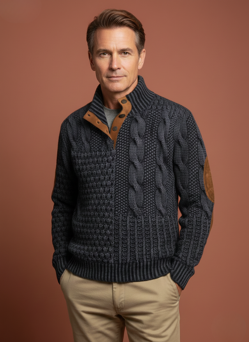 Otis™ | Pull Tricoté Texturé Stylé