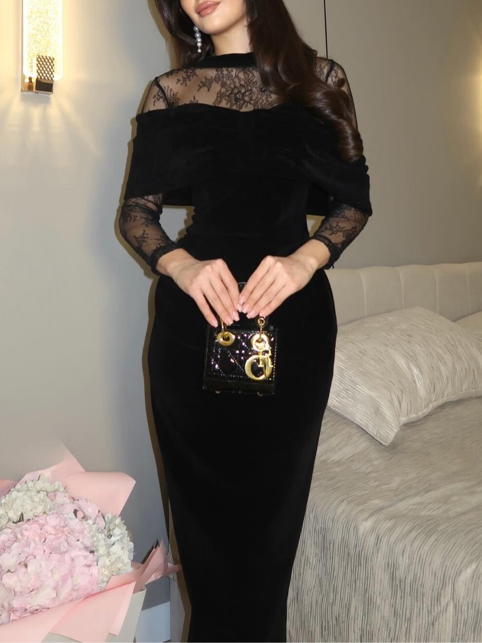 Alix™ | Robe Maxi En Dentelle Élégante