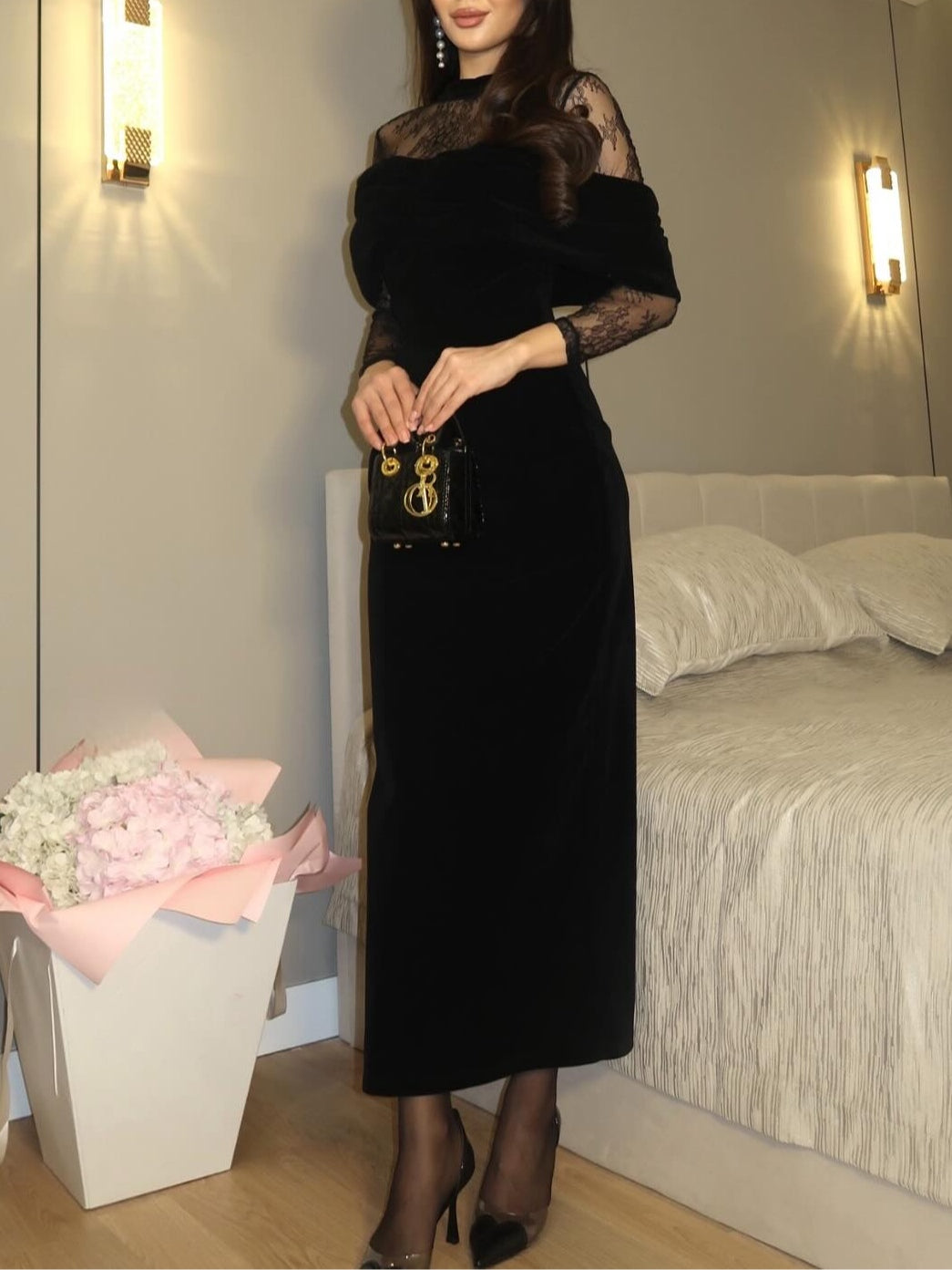 Alix™ | Robe Maxi En Dentelle Élégante