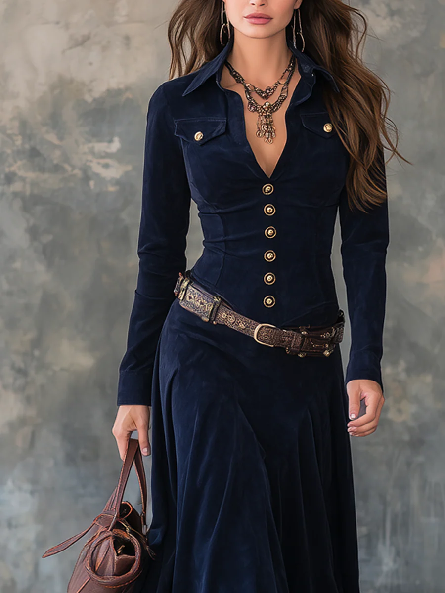 Vena™ | Robe Longue Fluide et Stylée