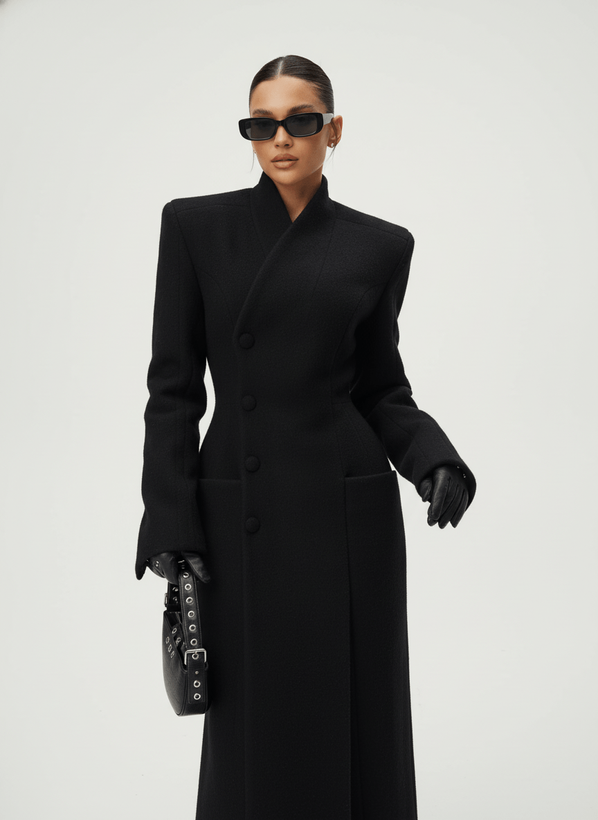 Sona™ | Élégant Manteau Long Structuré