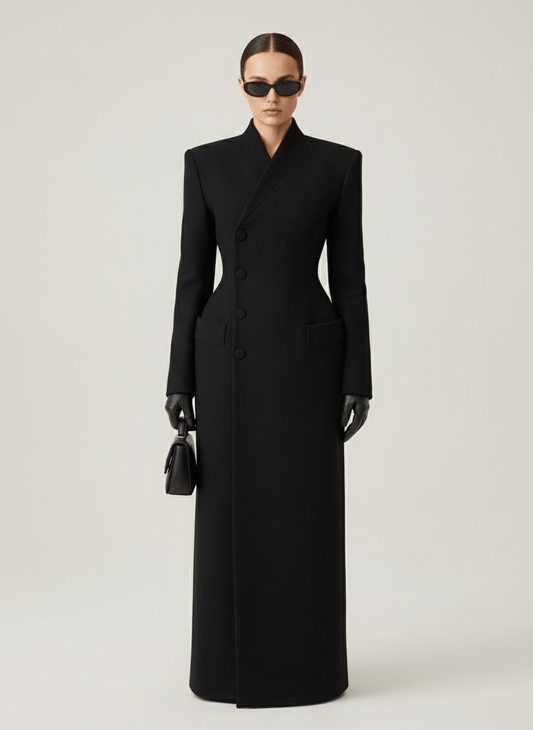 Sona™ | Élégant Manteau Long Structuré